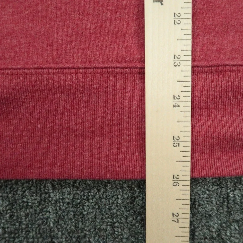 The North Face Sweatshirt Mens Medium Red Crew Neck Graphic Alpine Pullover